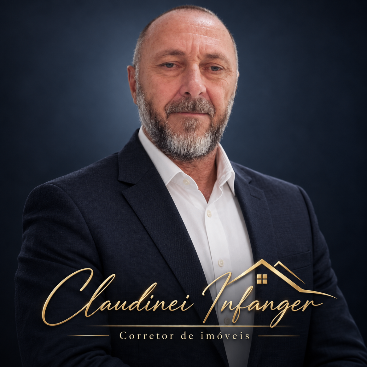Imagem profissional real entregue ao corretor Claudinei
